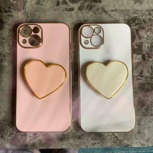 iPhone 13/14 case, heart pop